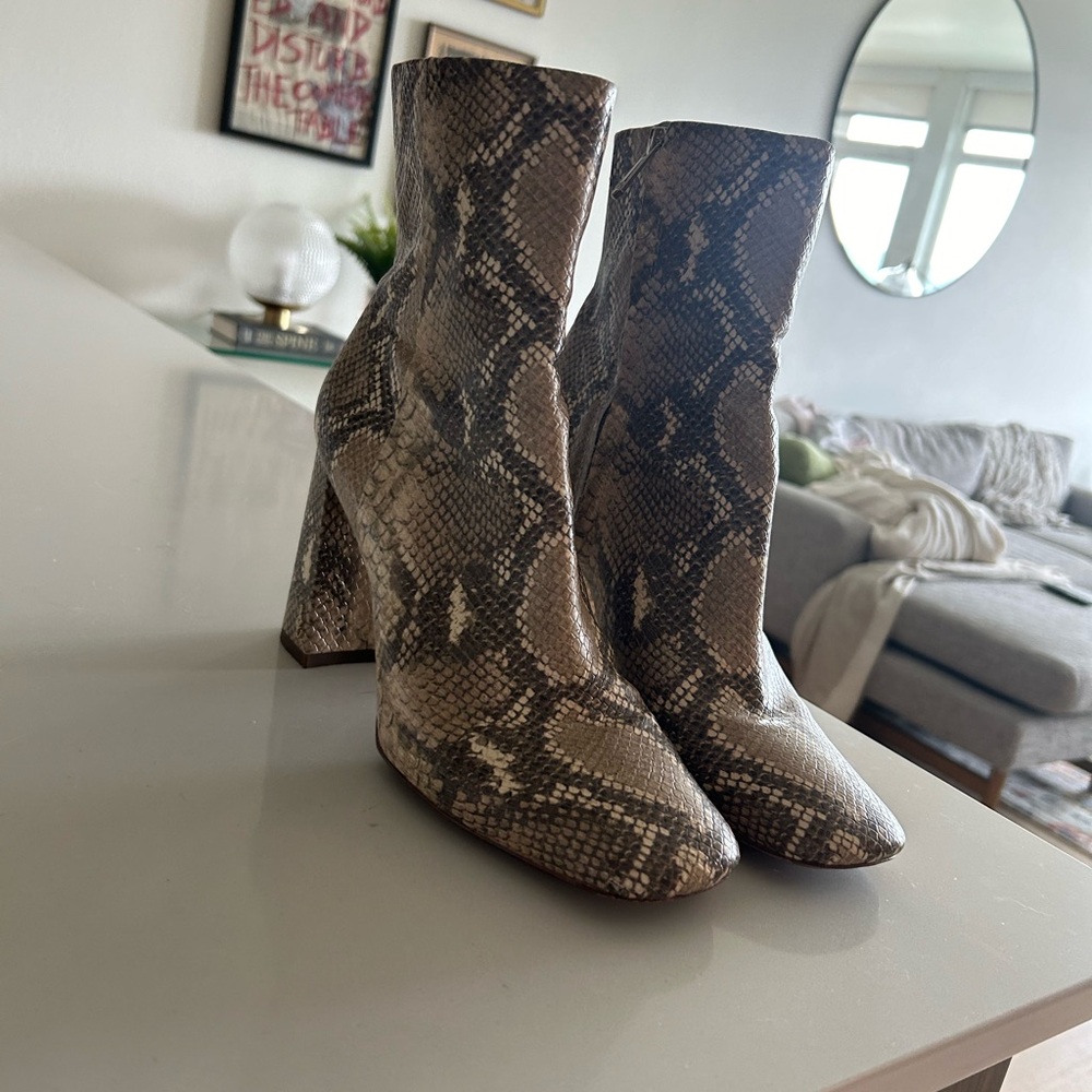Sam Edelman Snakeskin Boots